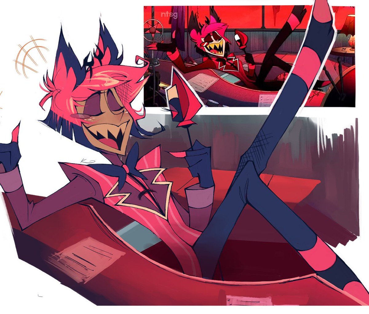 lirical_torn's tweet photo. Some Al redraws cause where tf is his melanin in first season https://t.co/IAjzueNtv9