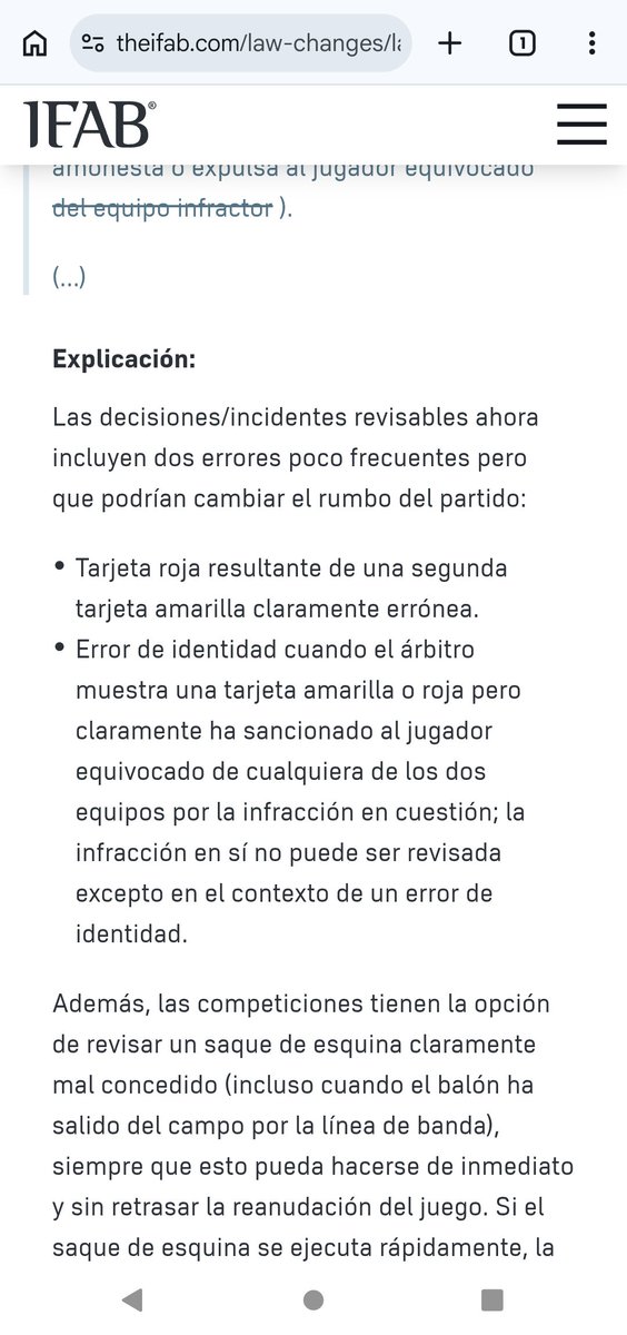 _ulisesmx_'s tweet photo. Estaba equivocado: 
Sí hay una modificación de la regla del VAR que no conocía, me retracto de lo dicho, el jugador suizo con la regla modificada sí es acreedor de amarilla y de ahí su expulsión.
En esa jugada tuvo razón el VAR llamando al árbitro. https://t.co/jCW7sAwVIL