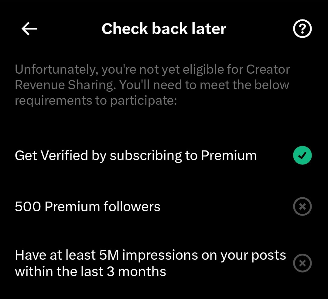 hitmanbgm's tweet photo. 200 Premium followers left for Creator Revenue Sharing.

I'm already Premium verified.

Follow me now if you're on Premium.

I'll follow back every Premium account.

Let's grow.

#CreatorRevenue #XGrowth #Premium #x https://t.co/ZAowF094ER