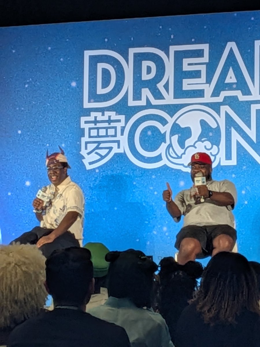 TheJasmineRT's tweet photo. #DreamCon #Day2 owes me NADA!!!! The voice actor panel and #HtownHitta panel were truly life changing! @DomiNqueP @TonyWeaverJr  🖤🖤🖤 https://t.co/XFDr6C13WB