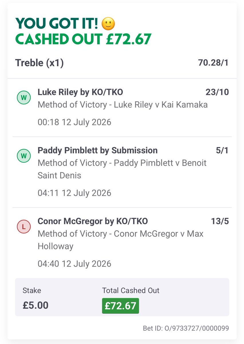 FlowzzTbk's tweet photo. Thank god I cashed out before McGregor😂. @LukeRileyMMA @PaddyTheBaddy NEXT GEN TAKEOVER! Thanks for the cash lads https://t.co/HVidHiQ6Sc