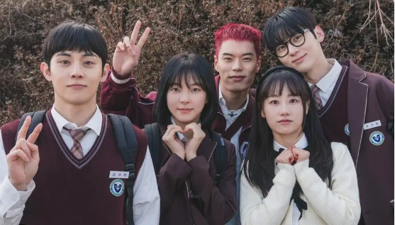 meteorflix's tweet photo. Karakter Utama:
Hwang Min-hyun sebagai Yoon Ga-min
Han Ji-eun sebagai Lee Han-kyung
Cha Woo-min sebagai Pi Han-wool
Lee Jong-hyun sebagai Kim Se-hyun
Tonton secara lengkap hanya di METEORFLIX:
https://t.co/H3qXiwHaU2
#meteorflix #studygrup #kdrama #dramakorea https://t.co/zkX2RYYebI