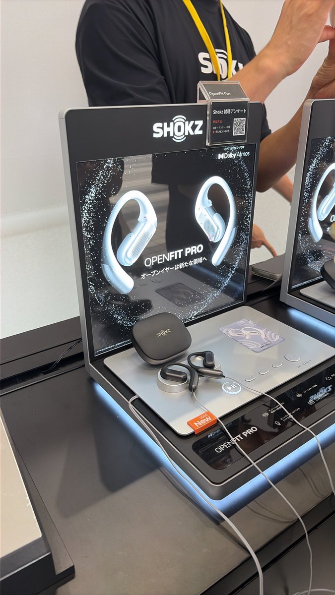 zen7zen27's tweet photo. #Shokz OPENFIT PRO��ノイキャンいい感じ https://t.co/by5ZEISYkG