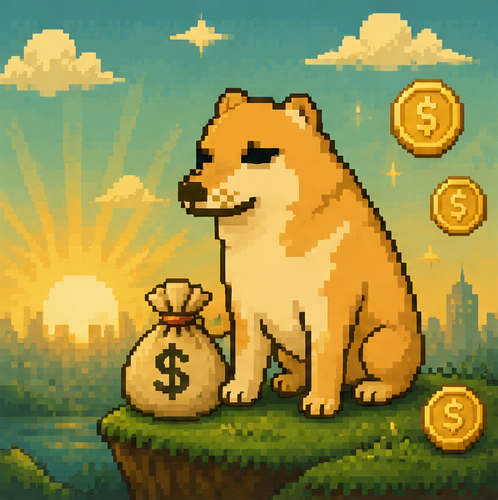 HoodCashDog's tweet photo. Cash Dog is a pixel-powered meme token that celebrates the fun side of crypto, where confidence, community, and a little bit of luck can turn dreams into reality. https://t.co/OLqF3l8nIB