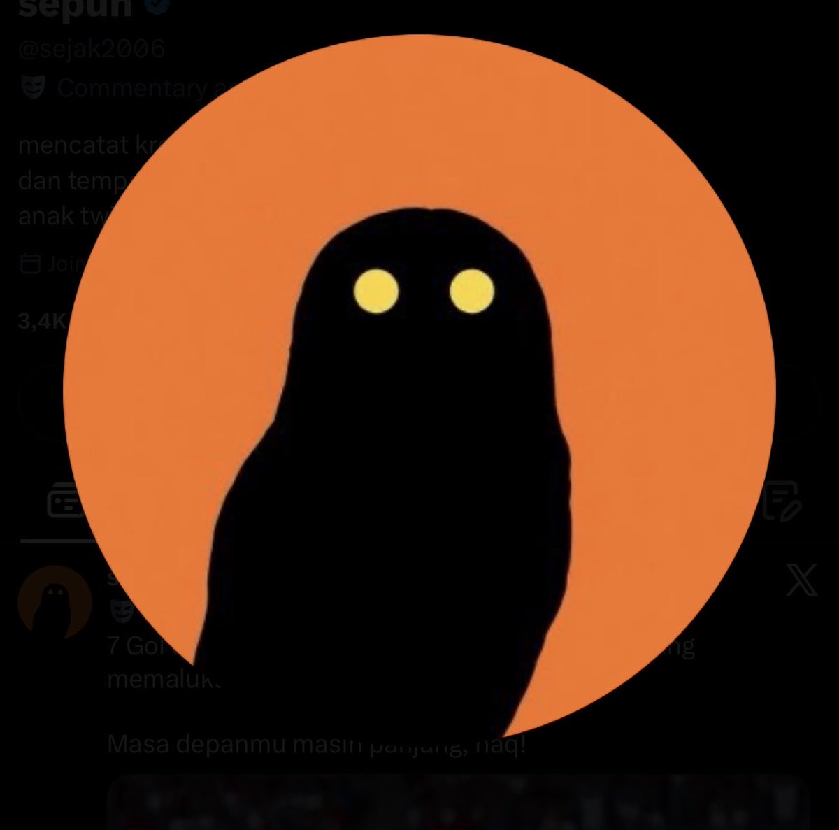 sejak2006's tweet photo. gez minta pendapatnya
mending mana untuk akun sepuh sejak2006 

tetap burung hantu
atau bapack2 bercerutu 

tadinya mau ganti ava,
tapi ragu

hhe
🙏🏽 https://t.co/NeentlXbCe