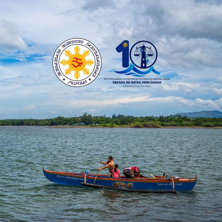 NHCPOfficial's tweet photo. We join the whole nation in celebrating the 10th anniversary of the historic Arbitral Tribunal Award that upheld the Philippines’ legal rights over the West Philippine Sea.
https://t.co/tX9ZwGD9Mj
#DiKaPasisiil
#AtinIto
#WestPHSea
#WestPhilippineSea https://t.co/XZhkpw5Q4g