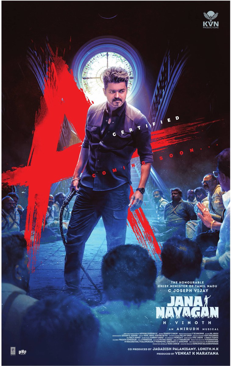 ActorVijayTeam's tweet photo. 📰 #JanaNayagan Coming Soon🔥

Full-page newspaper advertisement featuring The Honourable Chief Minister of Tamil Nadu, C. Joseph Vijay, have been published today (12-07-2026) in The Times of India (English) and Daily Thanthi (Tamil).

#ஜனநாயகன் @actorvijay https://t.co/nXqD66fOLP
