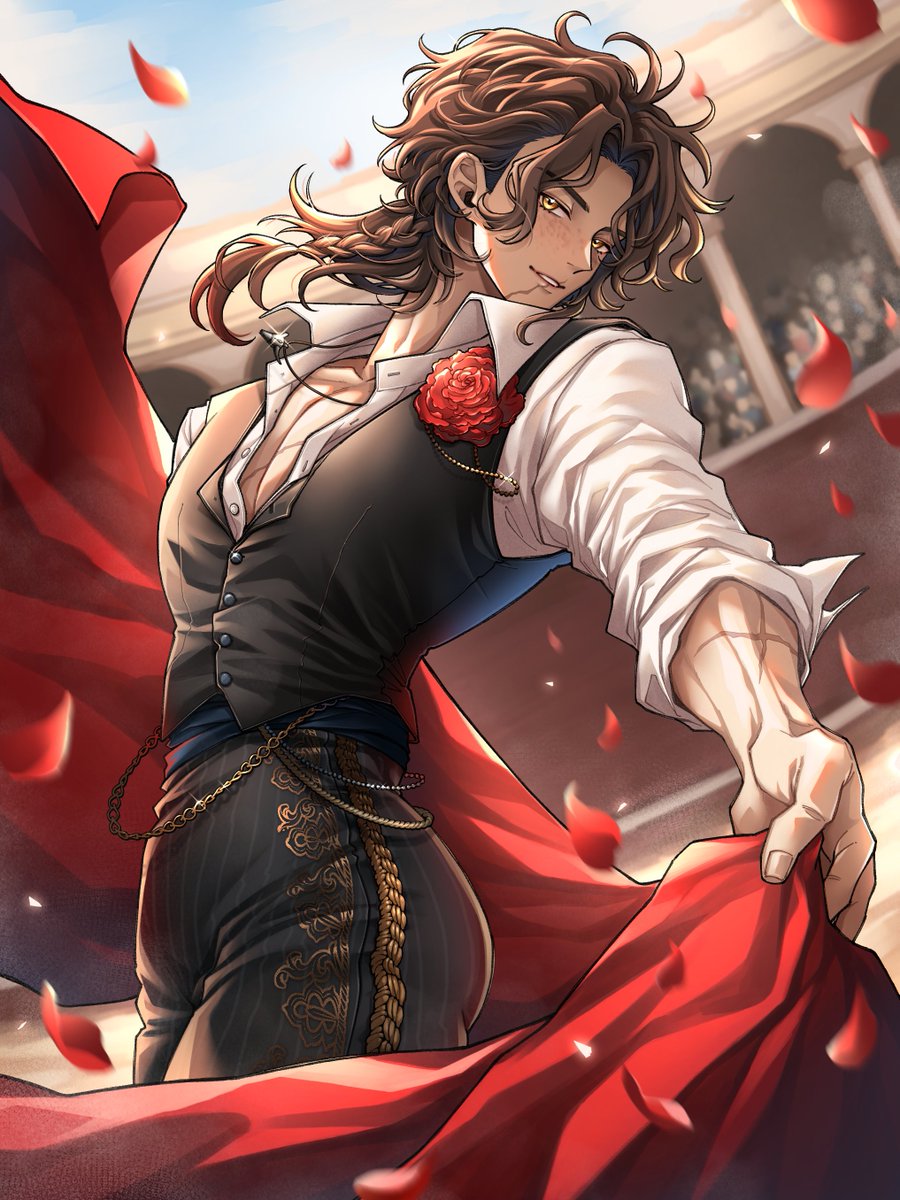 it_s_mine__'s tweet photo. ギリギリで出してきました🌹  8周年おめでとう！
#IdentityV8周年イラコンFA  #IdentiyV  #HernandoRomero
⬇LINK もしよければ♡お願いします🙏 https://t.co/1msW5MLuFF https://t.co/jXlrRRWVRV