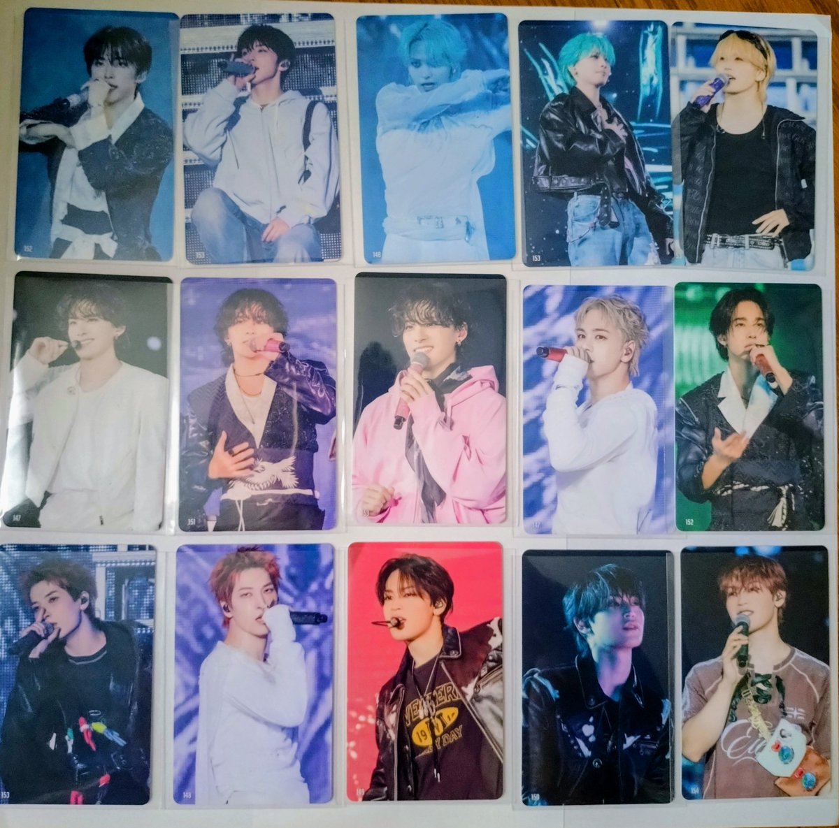 misa21023795's tweet photo. JO1 JO1DER SHOW 2026 EIEN  FINAL トレカ  交換

【譲】画像のもの
　　　河野 川尻 木全 川西 豆原
             佐藤 金城 與那城

【求】 白岩  152>>>147>>150,153

152優先で求めております。
なるべく複数ですと嬉しいです。
郵送希望
よろしくお願いします🙇
#JO1交換 https://t.co/H9gfrdPHbt