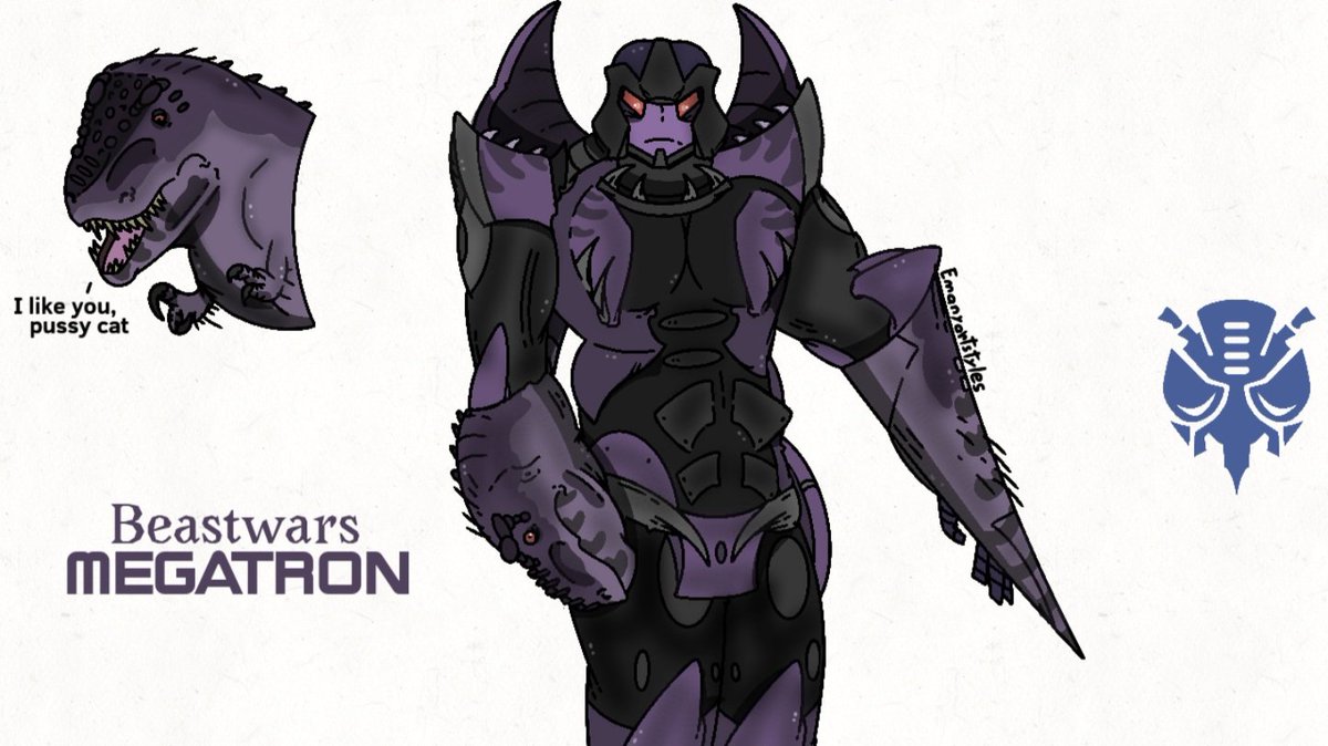 ElijahAllosaur's tweet photo. My own take of Beastwars Megatron #beastwars #megatron #fanart #art #myversion https://t.co/PUOmHSXyR9