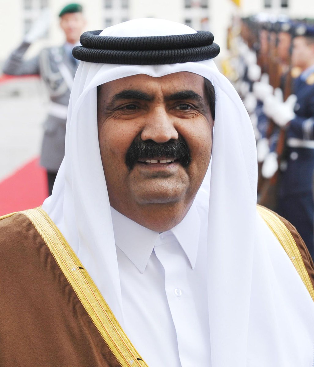 Currentreport1's tweet photo. BREAKING:

Former Emir of Qatar Hamad bin Khalifa al Thani has died at the age of 74. https://t.co/UizqWWuTGg
