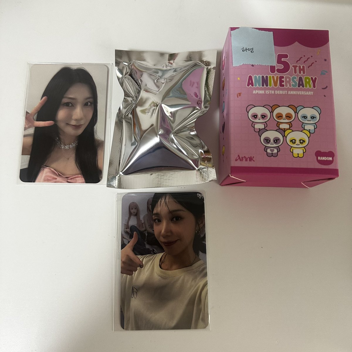 Apink 15周年POPUP トレカ モニターフィギュア 特典 交換 譲: ウンジ