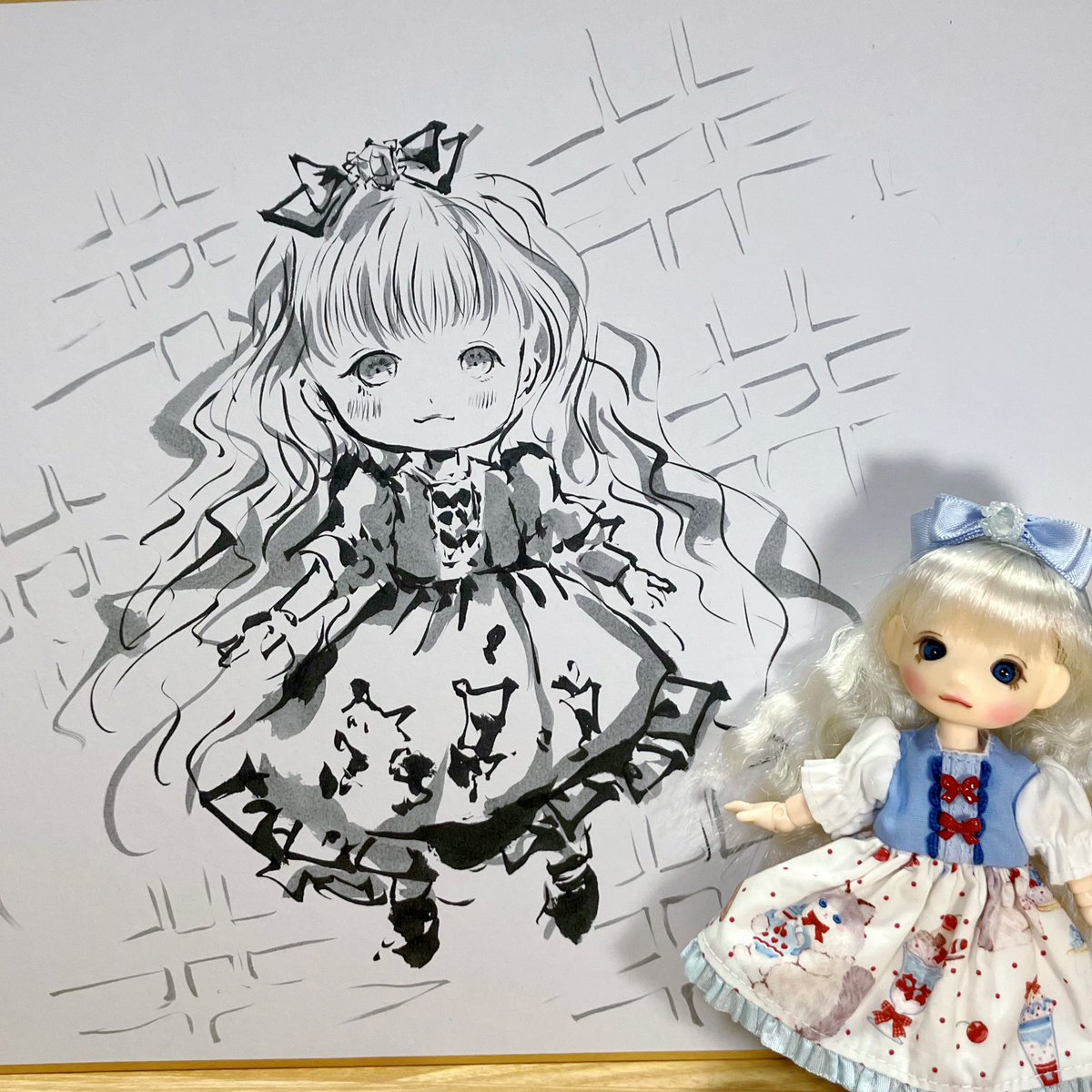 marimo_ribbon's tweet photo. #小牧ドール にて
うらんふ（ @uranhu777  ）様に
描いていただきました( *´艸`)✨✨

うちの子をとっても素敵に可愛いく描いてくださいました(ᐡ o̴̶̷̤ ﻌ o̴̶̷̤ ᐡ)💕💕
嬉しすぎで何度も見てニマニマしております(∩ˊ꒳​ˋ∩)✨✨ https://t.co/M1BiCowE87