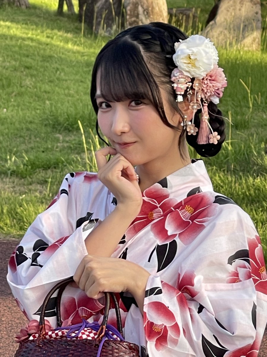 eihiro4554's tweet photo. さーやんの浴衣👘姿。
髪飾り可愛い😍。
 #カメコSTU #高雄さやか #STU48 https://t.co/fvoxjaL5Gb