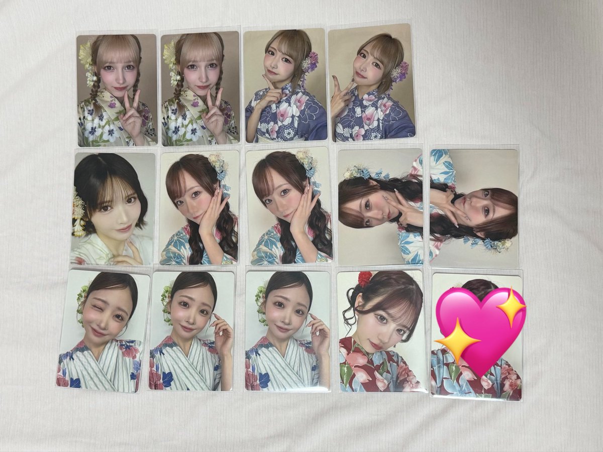 karentaaan__'s tweet photo. @jampoco_ 検索より失礼いたします。
松本トレカとこちらの画像の💖以外の中で交換可能なものございますでしょうか？
ご検討よろしくお願いいたします🙇🏻‍♀️ https://t.co/wWBlhGblnY