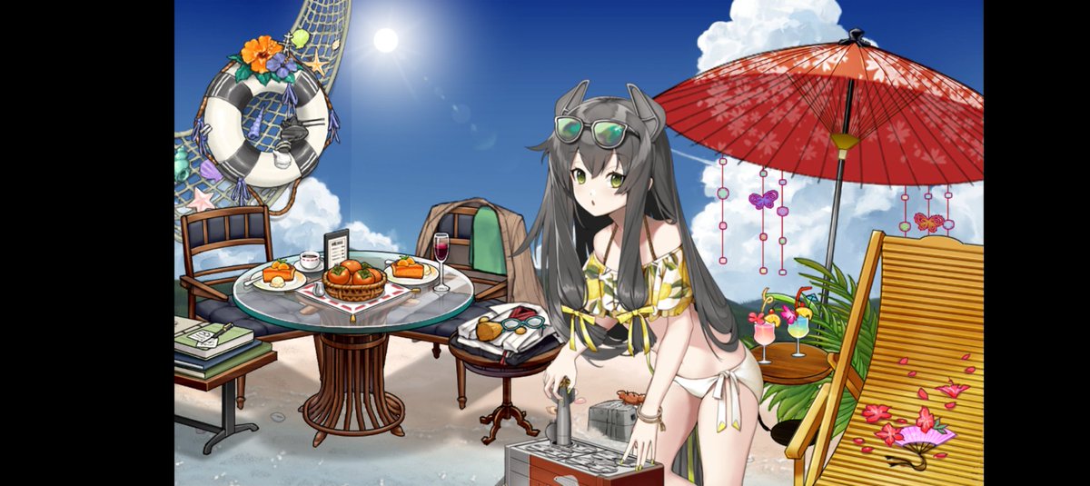 AZUME0000's tweet photo. 夏だし模様替えするか〜・・・出来た!　

……執務室とは（） https://t.co/vt63unLpNA