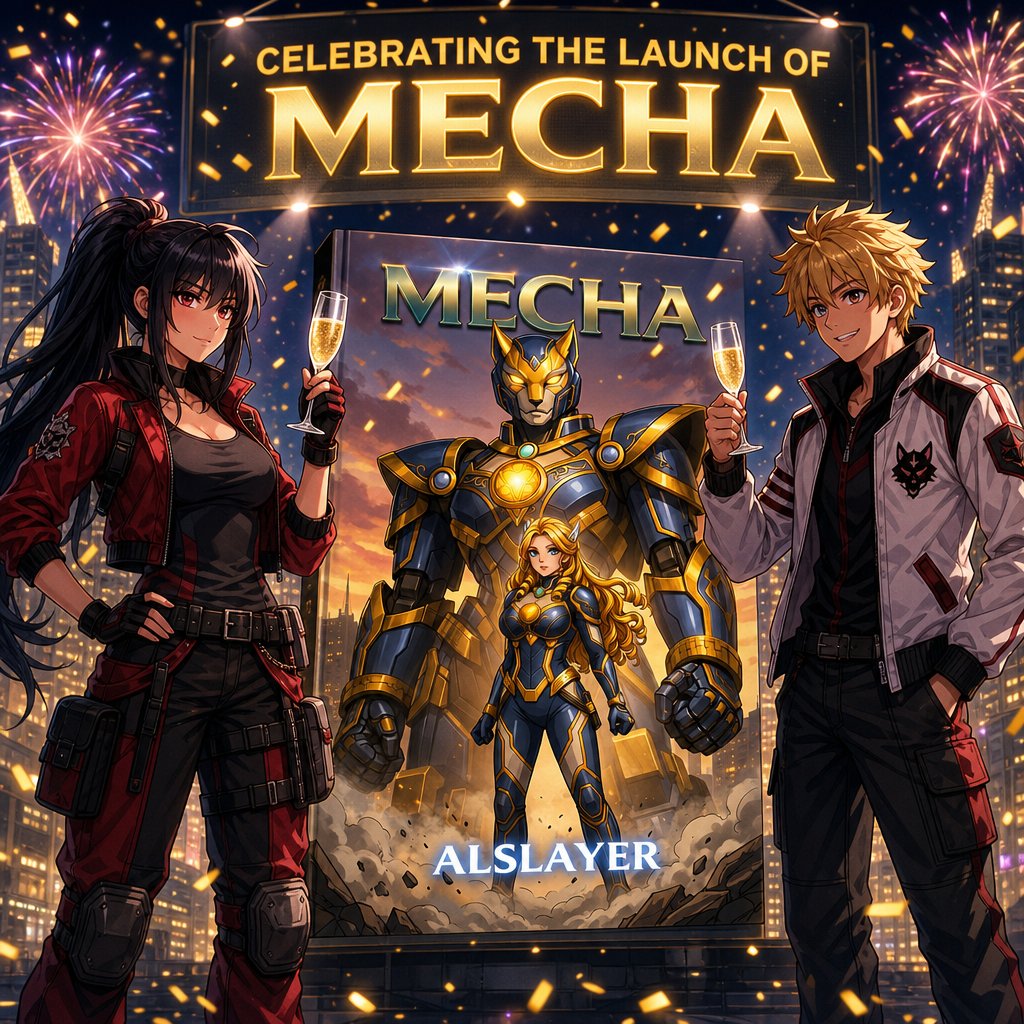 alslayer_author's tweet photo. Ace and Luna stand tall — the battle begins anew.
MECHA is out now! Ebook only 99¢
https://t.co/yzY0K8QbQM

#SciFiBooks #Mecha #IndieAuthor #LitRPG #Gamelit #AssaultWolves #BookBoost #bookrelease https://t.co/Z4v2iObTgB