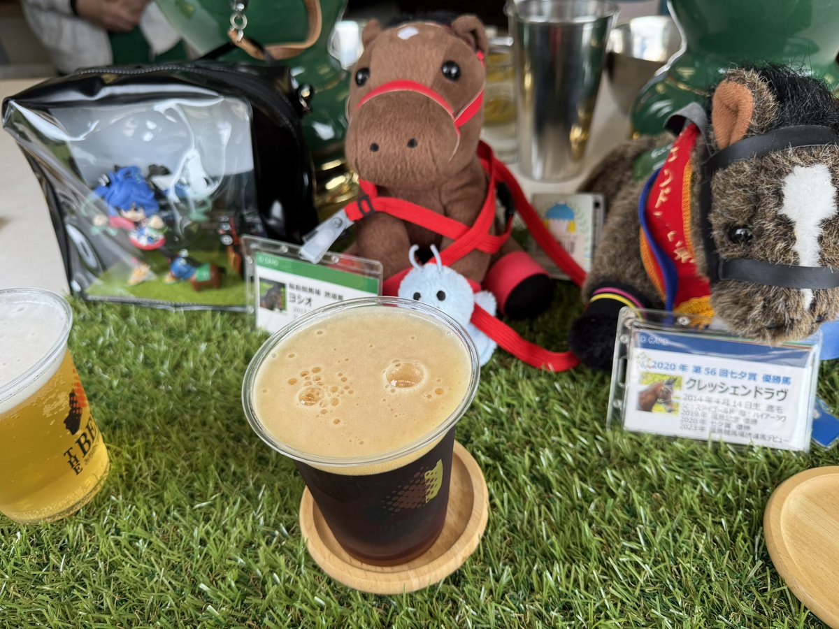 tanaka617's tweet photo. 実は先週、福島競馬場に行ってました。
デュンケル、台湾ラーメン、安納芋ジェラート、七夕パフェ https://t.co/oAjhStt3jn