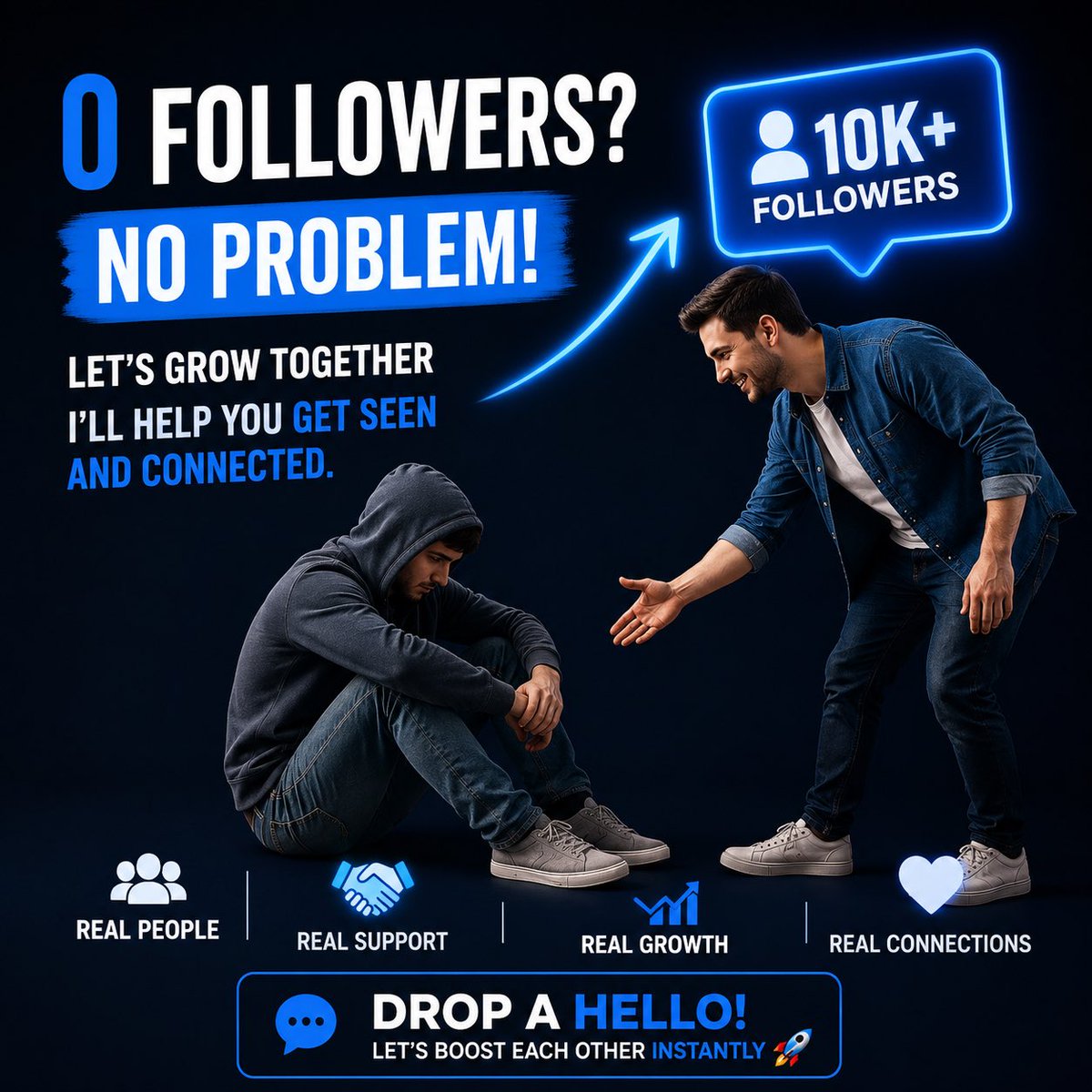 FATEMAAFRINFAI1's tweet photo. Small Account?

Say Hello 
Must follow this 
@FATEMAAFRINFAI1
@smtanzidvhi
@tanzidjoy
@mehedi422
I will Back

Real people.
Real support.
Real growth. https://t.co/ptDra0pCWO