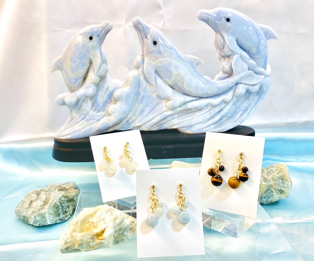 3階 Bestoneです🐳 本日は、暑い夏に向けて『涼しく爽やかなピアス』の