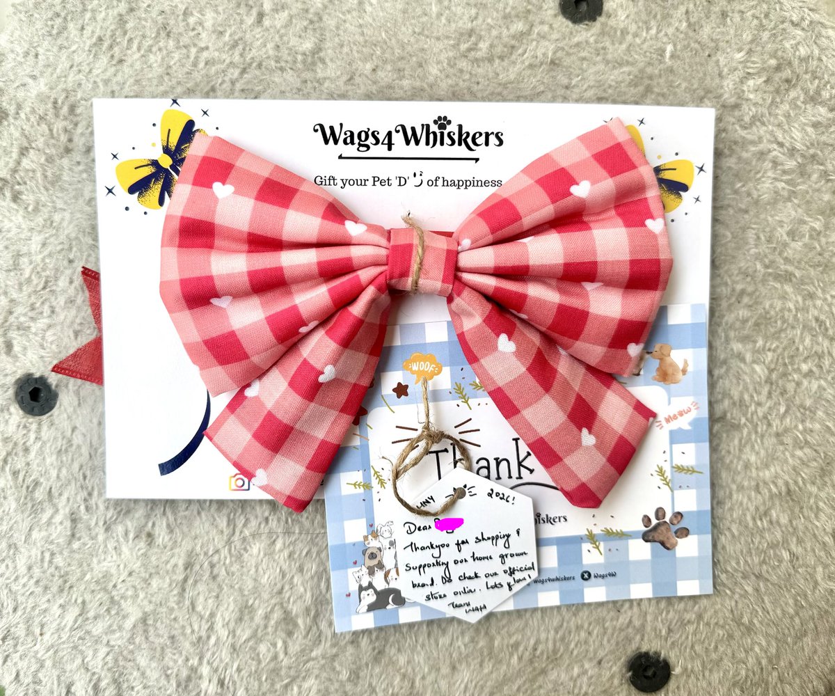 Wags4W's tweet photo. Your favourite. Our bestseller ❤️
Off to make another pet look adorable!
Shop Now at our official store @
https://t.co/G8MFTcP2yq
#customerorder #ordershipped #dogbow #dogbowsindia #dogaccessories #petsupplies #doglove #dogmom #dogdad #petlove #petbrandindia #wags4whiskers https://t.co/qtUqeQWcUb