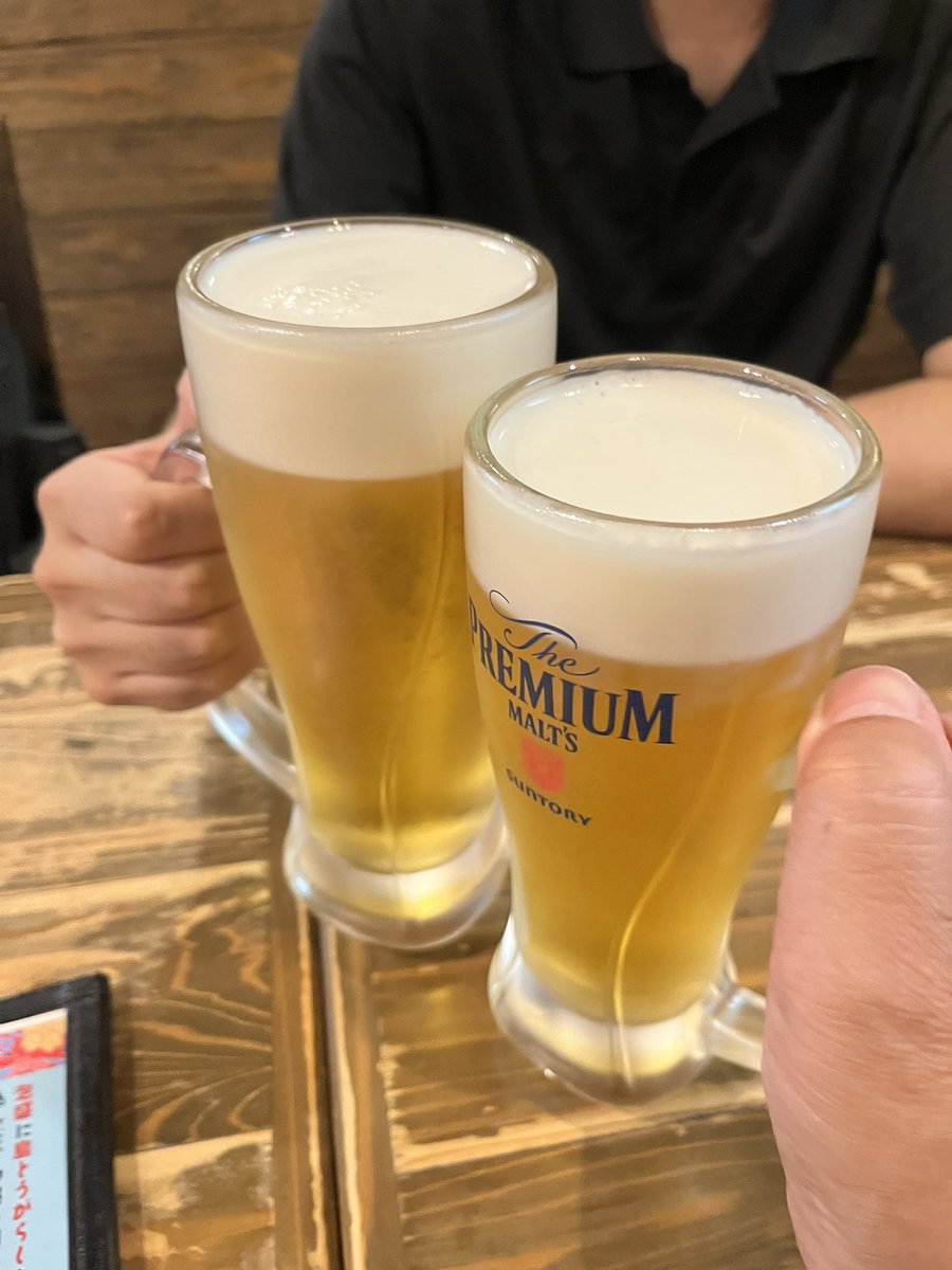 kashi_p's tweet photo. はじめます🍻 https://t.co/A62Tk00ARi