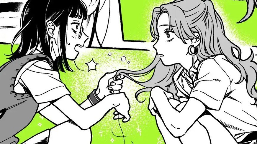 mitskiugako's tweet photo. mitsuki and her obsession with touching aya's hair https://t.co/hKZHjdheak