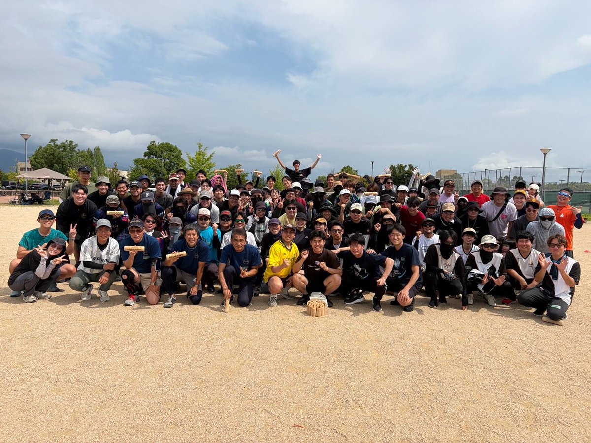 NANDEYANENN's tweet photo. 世界大会前哨戦in滋賀　参加させて頂きました　流石に強豪揃い、かつ猛暑&amp;湿気　結果は下位トーナメント2位で���た　予選後半から熱中症気味で下位決勝までチームメイトが連れて行ってくれました　運営の皆さん　対戦相手の皆様　ありがとうございました　#モルック https://t.co/QcIg0tCl2n