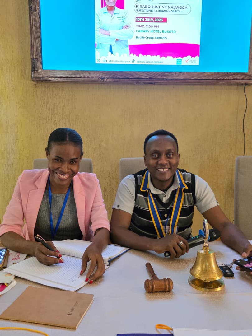 rcuptownkampala's tweet photo. Recap of our Friday fellowship with Kirabo Justine Nalwogo.
It was a fun and very informative fellowship about child nutrition and health initiatives.

Join us for yet another fun fellowship next on Friday, as we discuss ; HOW TO MAINTAIN INTIMACY IN MARRIAGE/ RELATIONSHIP 😉❤️
Each One,Bring One. Be One 🤝
#RotaryEyamba
#theUptownLife