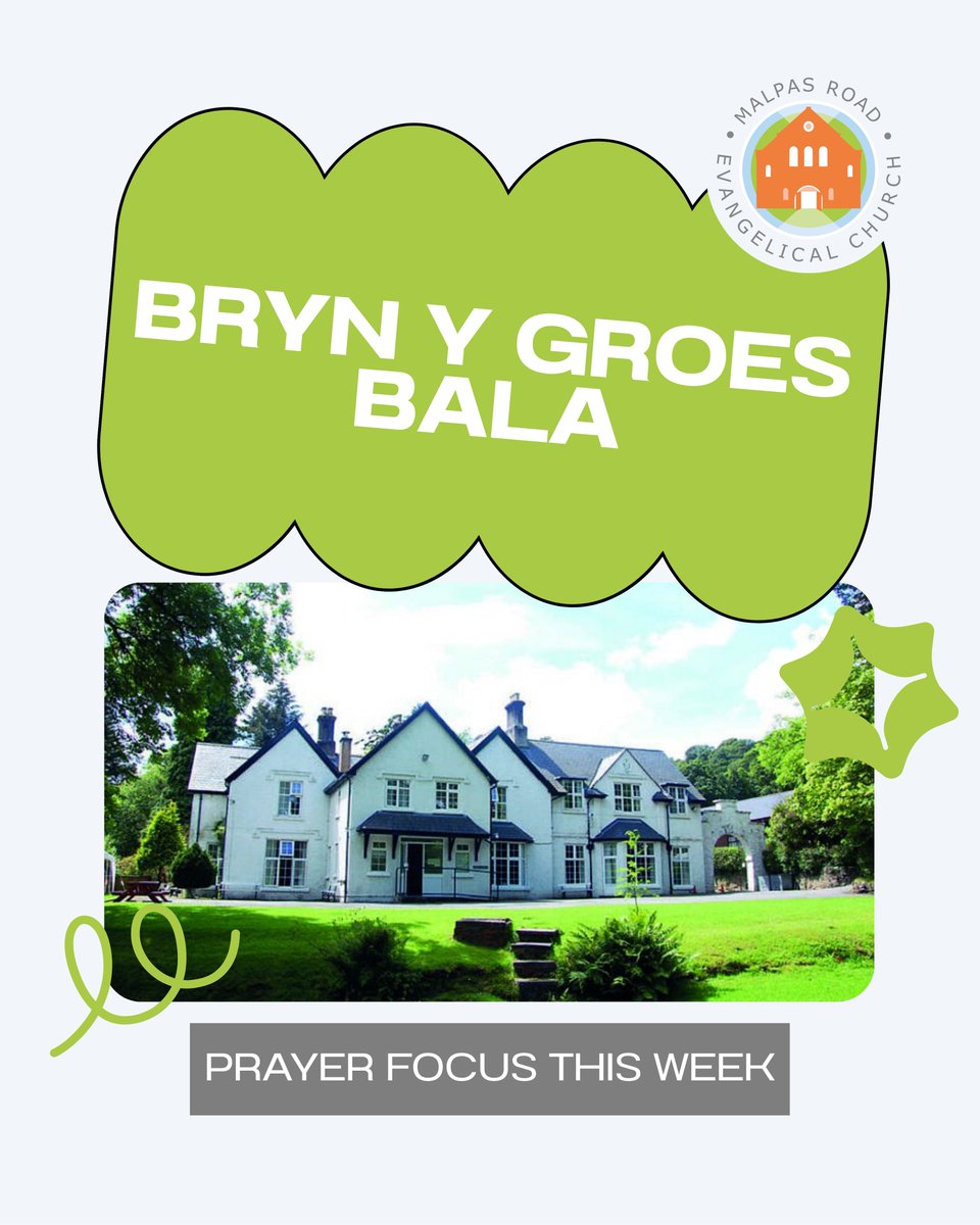 malpasroadec's tweet photo. Over the summer we will be praying for various ministries our church/members are involved in.
This week we are praying for Bryn y Groes and specifically Steve and Debs Davies https://t.co/dGCGDhrULB