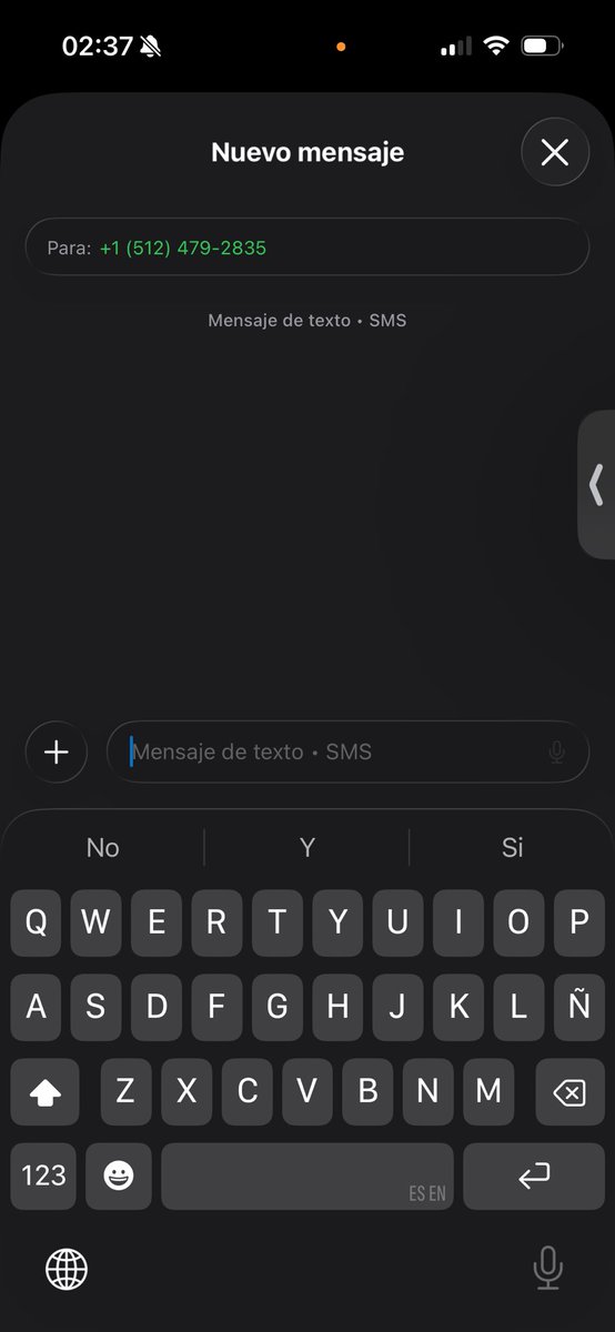 FerRuisu's tweet photo. @isadora94137 @outsprnn @SpreenDMC Tampoco usa iMessage que ellos si usan :( https://t.co/pXrtAA166n