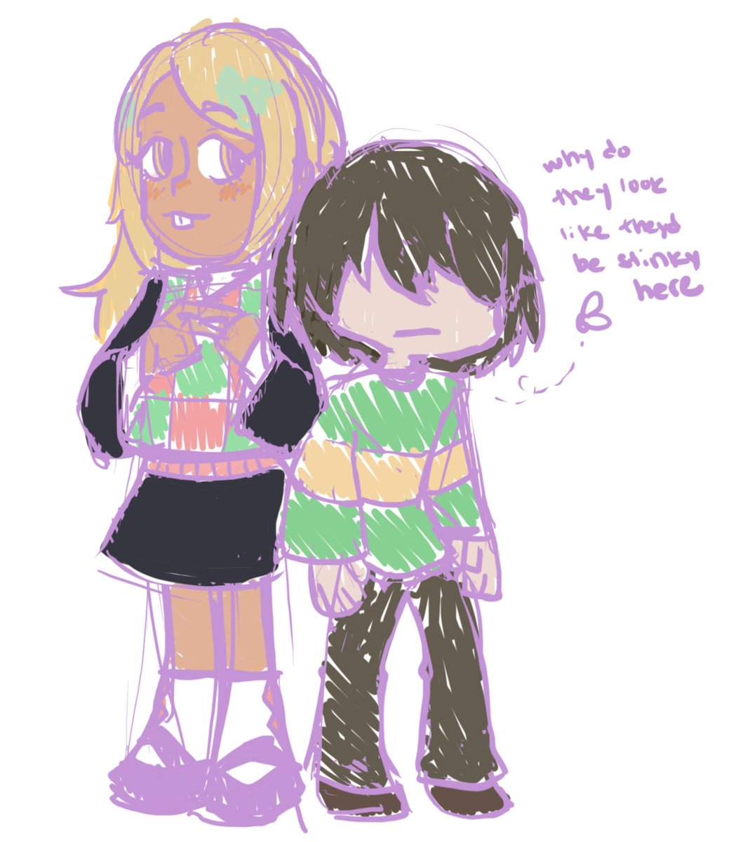 ikaripoid's tweet photo. some kris n kriselle deltarune https://t.co/OKygtzRLbL