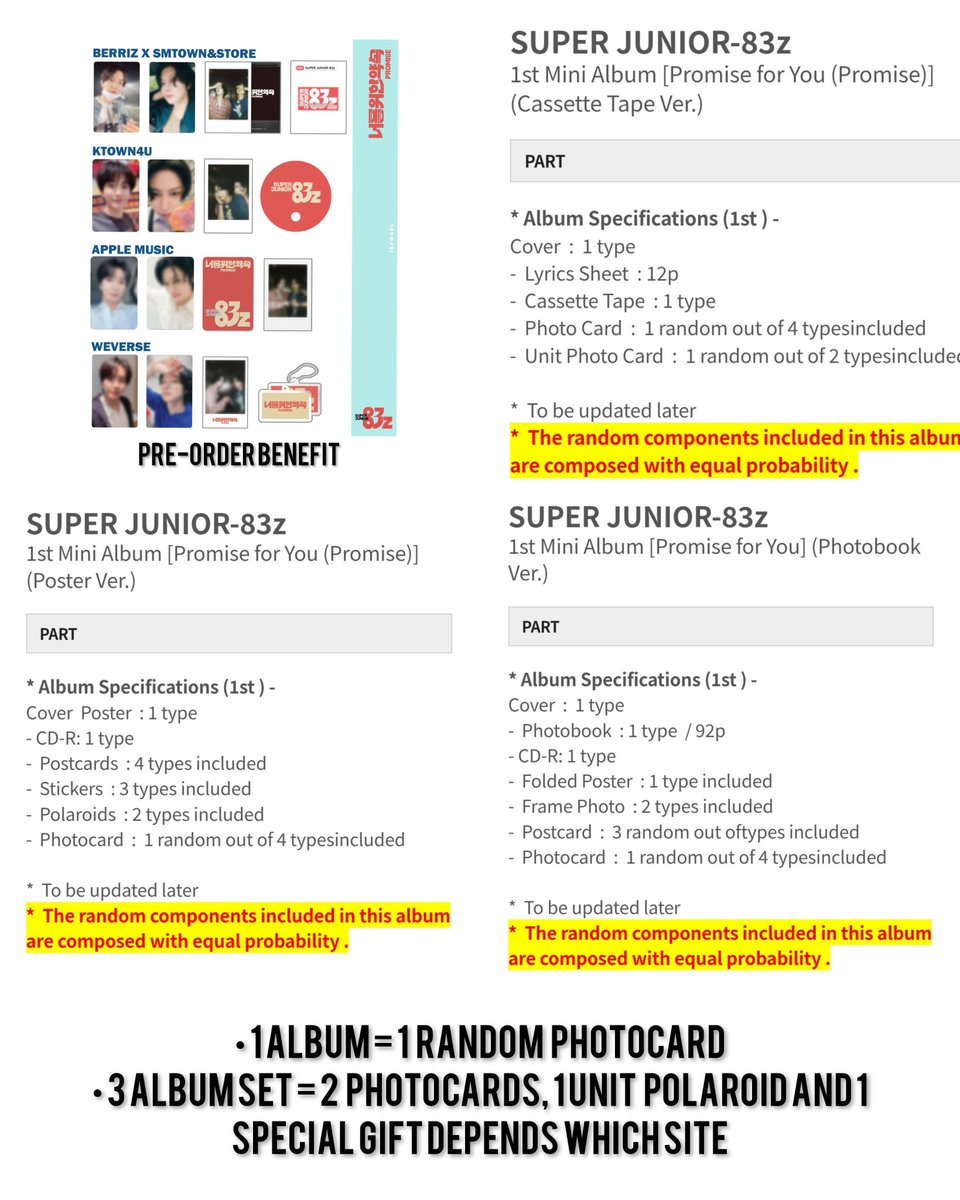 heenimbudols's tweet photo. WTS/LFB

SUPER JUNIOR-83z The 1st Mini Album [너를 위한 약속 (Promise)]

PRICELIST PER SITE: 
KTOWN4U
Photobook- ₱850
Poster- ₱700
Casette tape- ₱700
Set- ₱2,240

BERRIZ X SMTOWN&amp;STORE, APPLE MUSIC, WEVERSE
Photobook- ₱970
Poster- ₱780
Casette tape- ₱780
Set- ₱2,520 https://t.co/85k1goMJeW