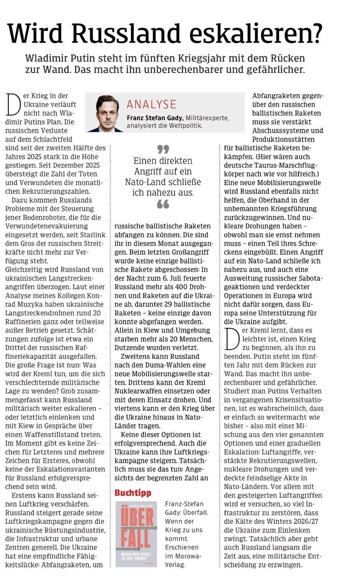 Franz-Stefan Gady tweet media