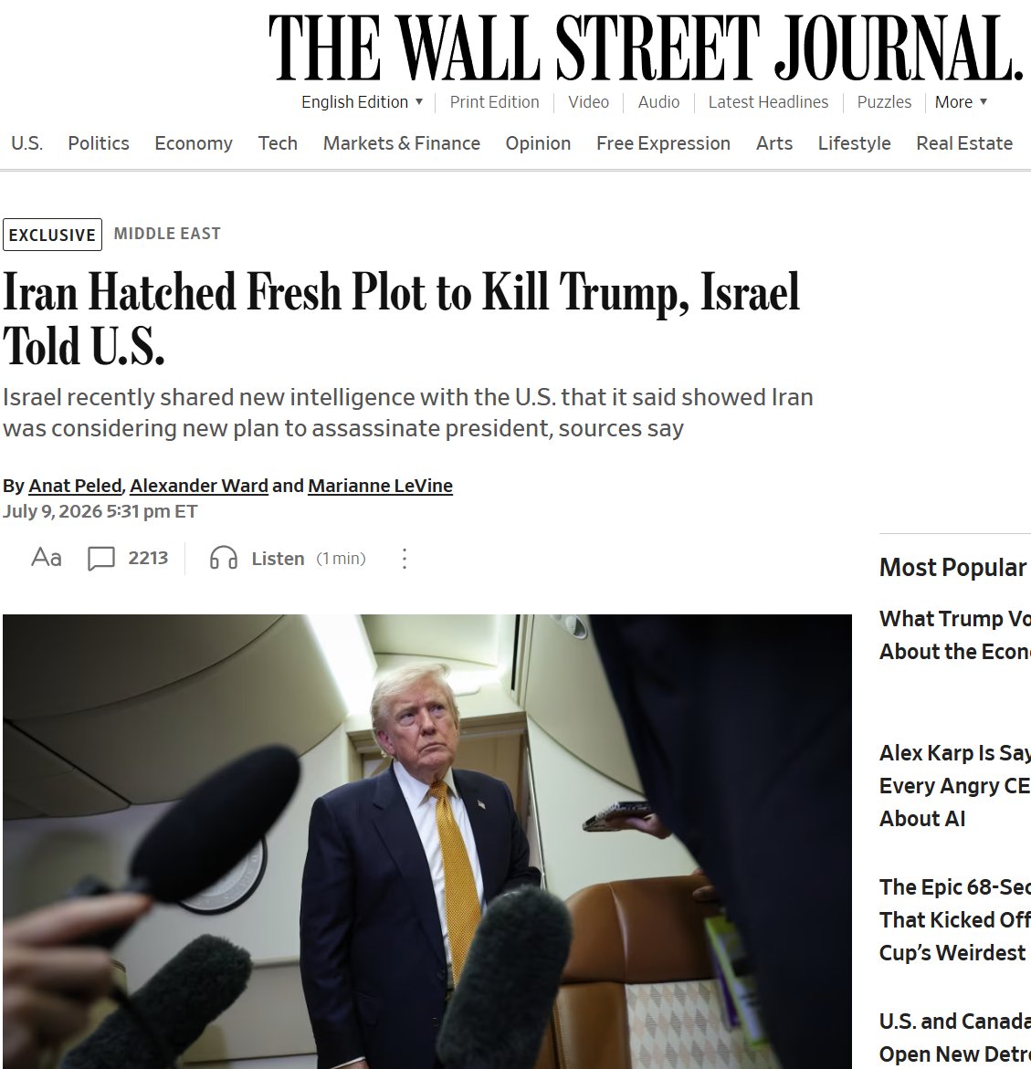 q8__then__q8's tweet photo. مصدر المعلومة التي وصلت إلى CIA هي الموساد الإسرائيلي بفجر 8-7-2026 وتمت الإجراءات في #تركيا 

وبعد منتصف الليل ليلة 9 صباح 10-7-2026 عاد الموساد ليؤكد للمرة الثانية نشاط محاولة الإغتيال من جديد أينما تواجد #ترامب وتسلمت الـ CIA كافة التقارير عبر فريق أمني ذهب خصيصاََ في مهمة تسليم تلك الوثائق 

الـ CIA يتفحصون الوثائق بشكل عميق جدا لربما كانت حيلة إسرائيلية للضغط على #ترامب من أجل الإستمرار في #الحرب_على_إيران وإسقاط نظام الملالي 

حساب #مدونة_الكويت_ثم_الكويت أكدت تحليلاتها قبل أقل من 8 أسابيع أن #ترامب لن يكمل فترته الرئاسية بسبب عملية اغتيال ناجحة بنسبة لا تقل عن 90% 

وسيحدث 🚬

https://t.co/fu9JqesnZB
