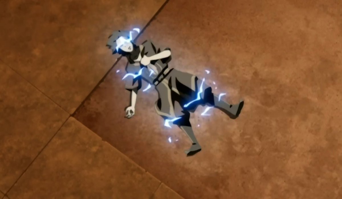 jiwecad756's tweet photo. @zoros_navigator Most of the lightning was redirected away into the sky, but afterwards, Zuko is on the ground crackling with the lesser remaining electricity. He failed to redirect it all due to being ungrounded and catching some of the hit in his torso.

Source: https://t.co/7zXhe8p9oU https://t.co/KWeo4Xnap9