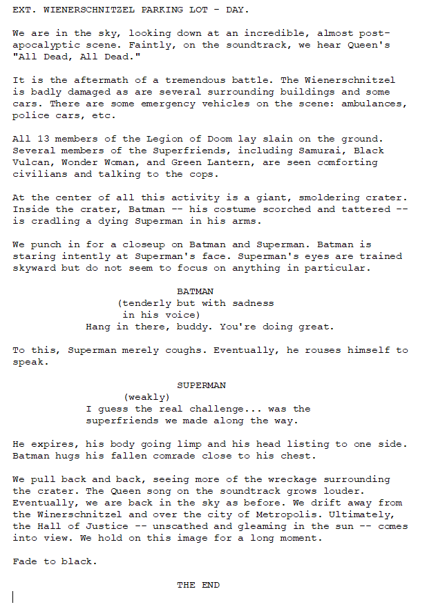Joe_A_Blevins's tweet photo. My favorite superhero cartoon, "Challenge of the Superfriends," did not get a series finale episode. So I decided to write a dramatic final scene for the show. #MeTVToons #Superfriends https://t.co/htQiGEqWyM