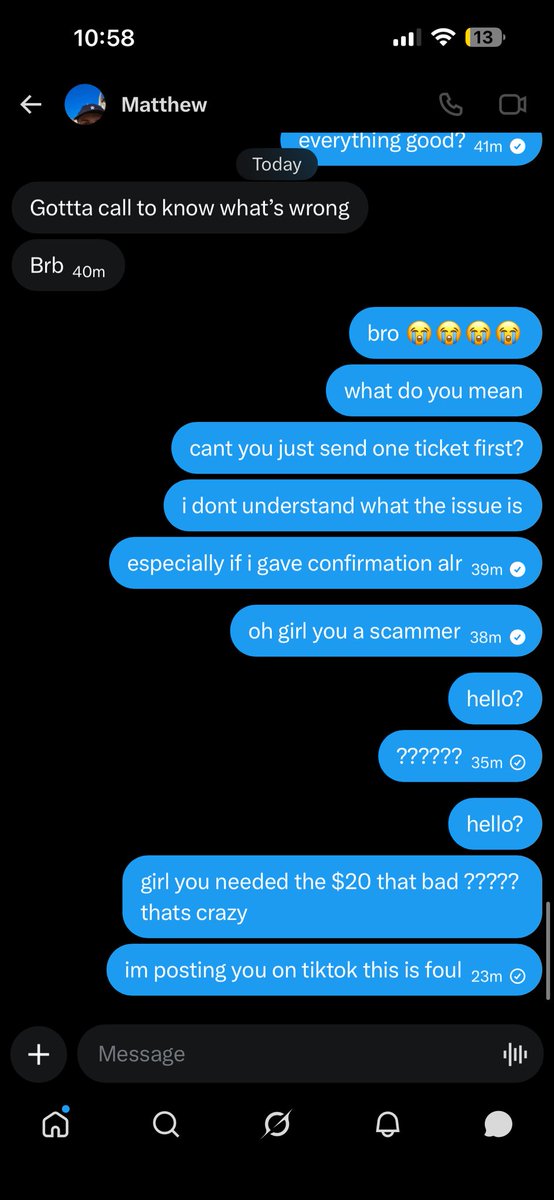 ariellefernan's tweet photo. PSA!! please report this acc, i thought their acc was legit for the ariana nyc tickets but homegirl scammed me </3 but if anyone has an extra 1 or 2 nyc tickets for the pop up booth … if anyone is so kind pls help a girl out 💗 https://t.co/JKJ2pwCCfz