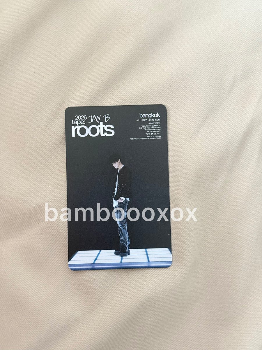 bamboooxox's tweet photo. ปล่อยบัตรแข็ง    350฿  ส่งฟรี ✅

ส่งของวันพรุ่งนี้ค่ะ  DM  นะคะ 
หรือเมนชั่นก่อนได้ค่ะกลัวไม่เห็นเดม 
#2026tape_roots_bangkok
#2026tape_roots_bkk https://t.co/aOaeBUnJaD