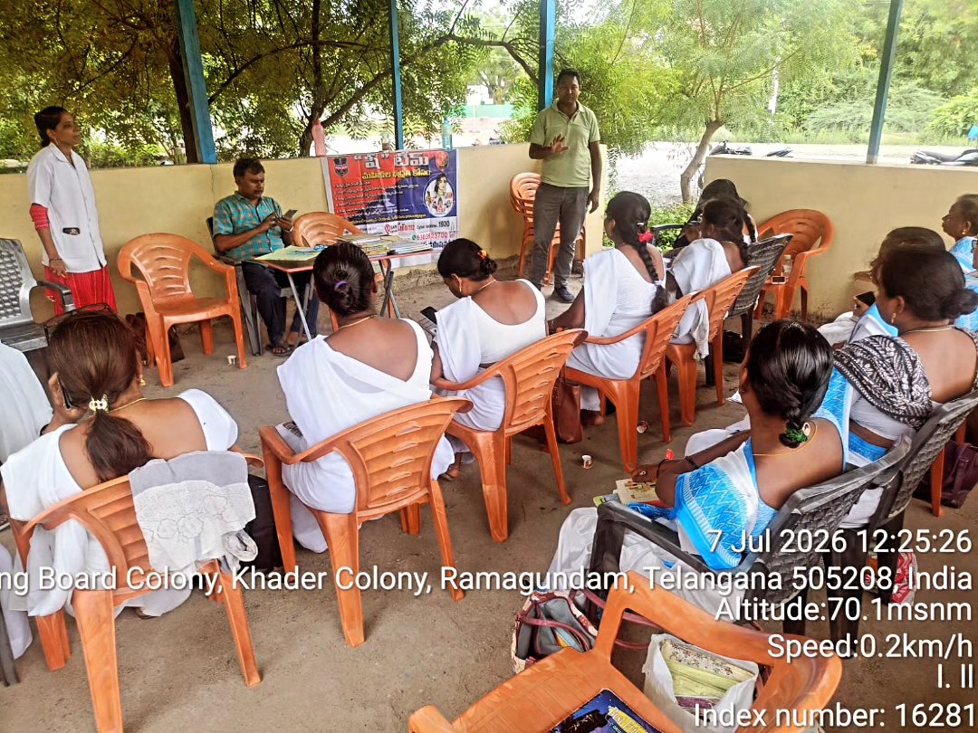 sheteamrgm's tweet photo. On 7.7.26 Ramagundam commissionerate Peddapelli zone Sheteam Awareness program conducted to the Asha workers and ANM, Ramagundam of Ramagundam PS limits members 30 https://t.co/gTwJXMBBjQ