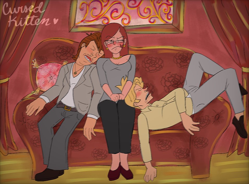 Sw33theart_Trix's tweet photo. #fyp #bbhtwt #BeavisAndButthead - "Uugh... Where am I? This isn't my house... Wait a minute...." 🫣
• Rozz woke up in a mansion and... Doesn't really know what happened...
• The two sleeping millionaires were mumbling in their sleep.. "Uhuhuh... I think we scored. Huhuh" https://t.co/H7XJ6XKBHT