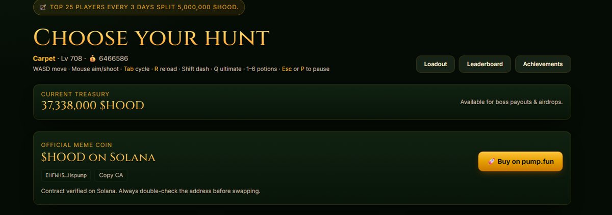 ArrowDropz's tweet photo. FOUR MILLION HOOD HAS ALREADY BEEN CLAIMED FROM THE CURRENT TREASURY FUNDS JUST FROM PEOPLE PLAYING THE GAME. https://t.co/smVUjnGKnV