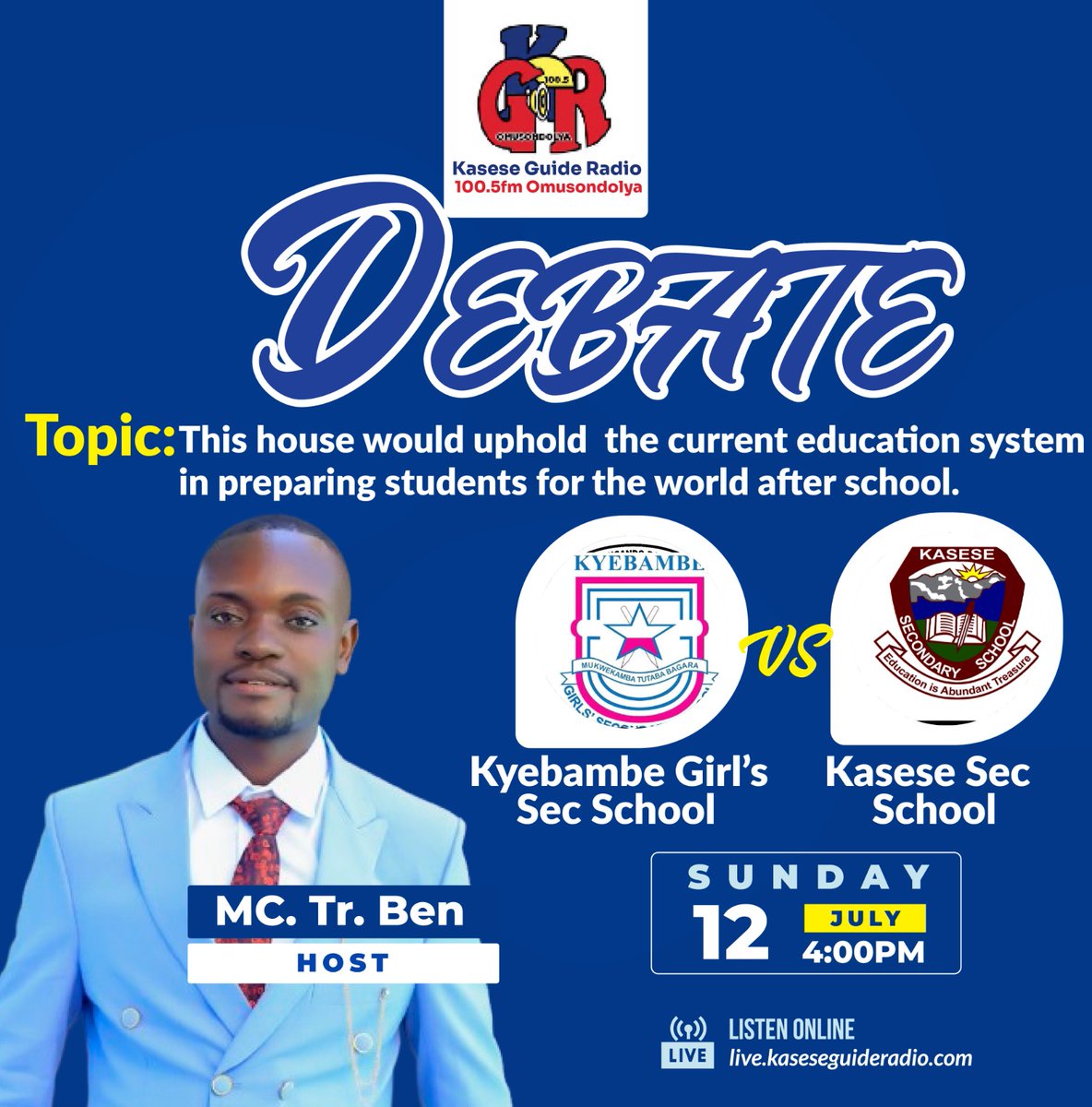 davidakora80's tweet photo. As a coach, seeing the girls make strides, towards the goal,is what makes me so happy,
Today I shall carry the team from @kyebambegirls to kasese for a debate round at @1005kgr ,this is an opportunity for my girls to learn, unlearn and relearn, from other.@kasesemc2010 @FortPort https://t.co/aXrGdAS2xr