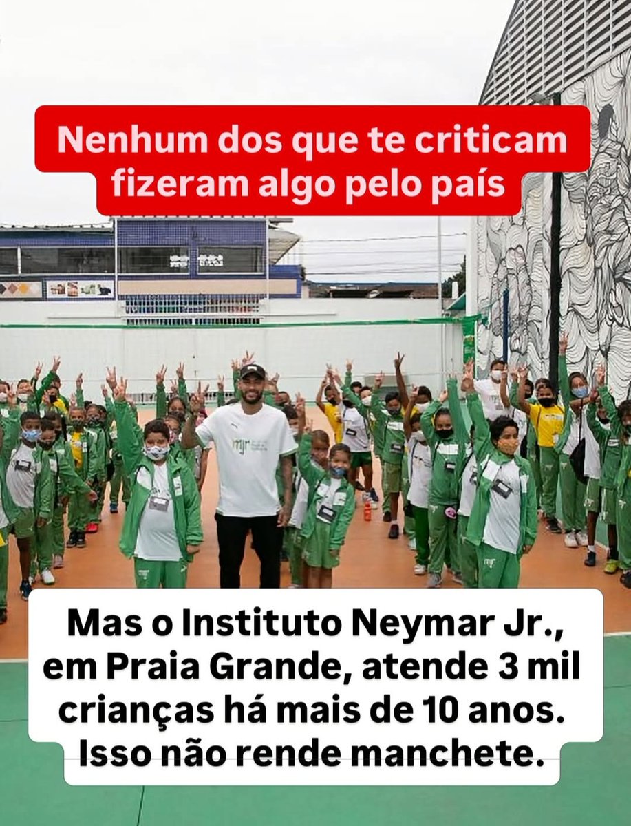 Re_Borges1's tweet photo. @prince_lothus @max358japan Imbecil dando opinião com base na política apenas. Extrema esquerda faz essa campanha porque Neymar não apoia o corrupto presidente ladrão do Brasil. Neymar está sempre ajudando os necessitados, tem uma fundação que ajuda crianças, faz doações em momentos de catástrofes mundiais https://t.co/LRV7rXSQrb