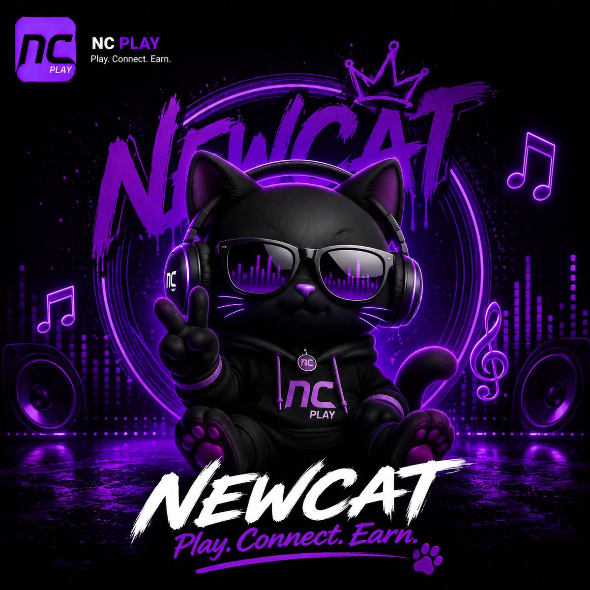 Official_NewCat's tweet photo. Sundays are for slowing down, recharging, and appreciating good music.

Whatever you're listening to today, we hope it brings you good vibes. 🎧💜

Have an amazing Sunday, NewCat fam. 🐱

$NCT #NCPLAY #NEWCAT #BNB https://t.co/GnWPynAXjF
