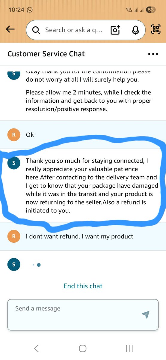 Rahul_Bali_RB's tweet photo. @AmazonHelp I bought a Philips Air Fryer in Prime Day. Replacement was approved because the user manual was missing. No delivery was attempted, but tracking falsely showed "Exchng Verification Failed". Now you're denying replacement and forcing a refund after the price increased. https://t.co/0lnEIumTZr