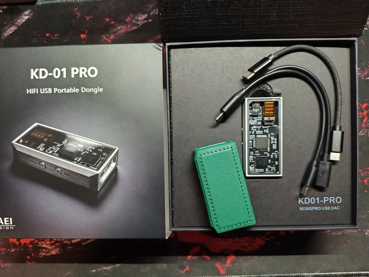 Stancein's tweet photo. MNG !
KAEI DESIGN(@KAEIDESIGN)さんのPSU 1-PRO KD01-PRO レザーケース 専用電源接続ケーブル 着弾しました
据え置き並みのESS9039SPRO Chip搭載のKD01-PRO実力やいかに😆
実は何気に初めてのトングルDACでめちゃくちゃ楽しみです🎶
#KAEIDESIGN
#PSU1PRO
#KD01PRO https://t.co/aLgtVxHz7A