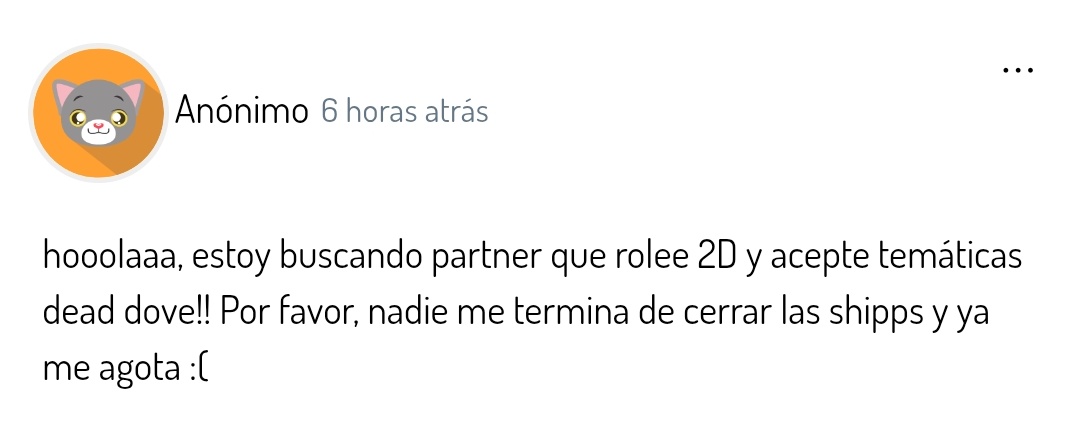 sweetvenomcc's tweet photo. Busca partner 2D dead dove y que se comprometa! 

— 🦠 https://t.co/0yTVywU8js