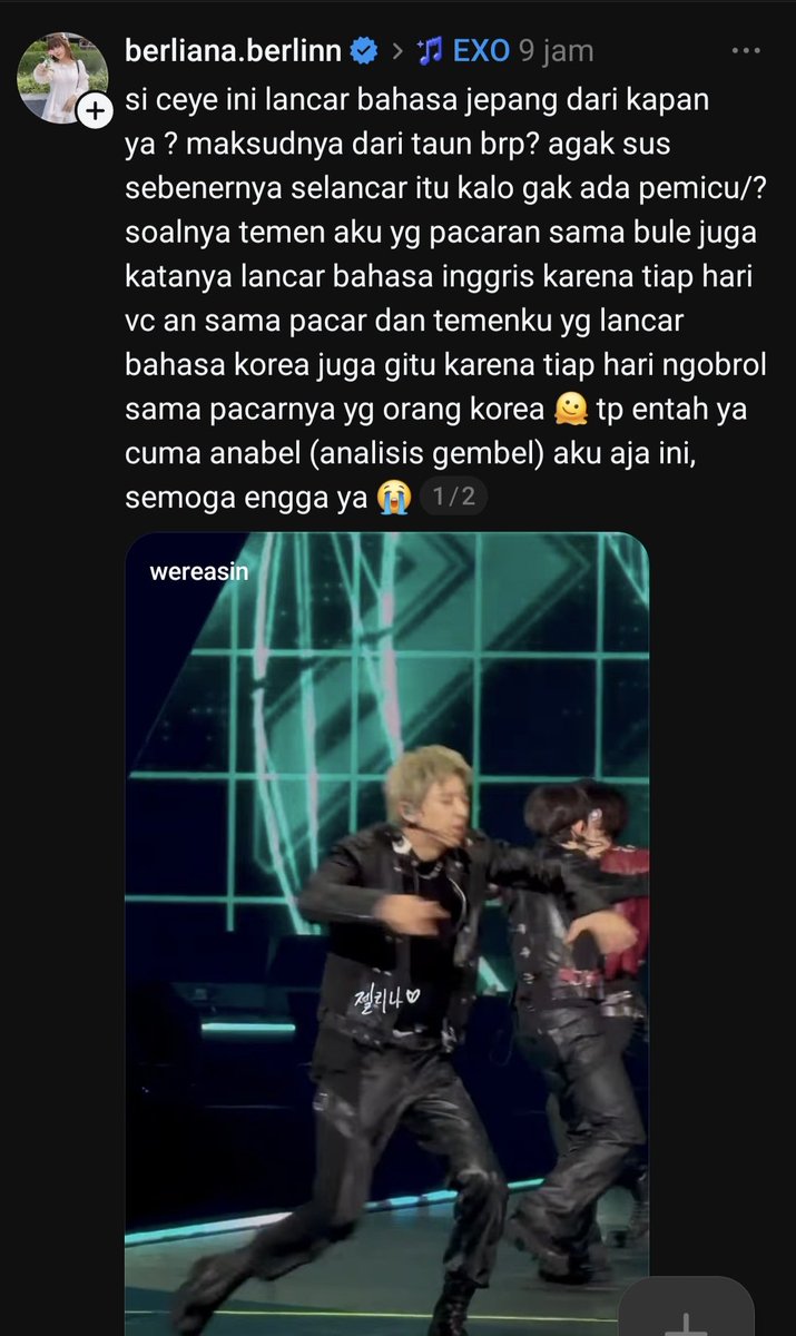 chestnutyeol's tweet photo. Jujur gw benci bgt sama jokes gini. Lu itu cuma fans sadar diri , sadar kapasitas sabagai fans .  sebagai fans ya support karya nya 🍒. Urusan privasi dia ya urusannya  dia. Lu gak usah ikut campur . Di thread banyak bgt jakes gini  sedih liatnya🥹 https://t.co/j9OGtbiGD6