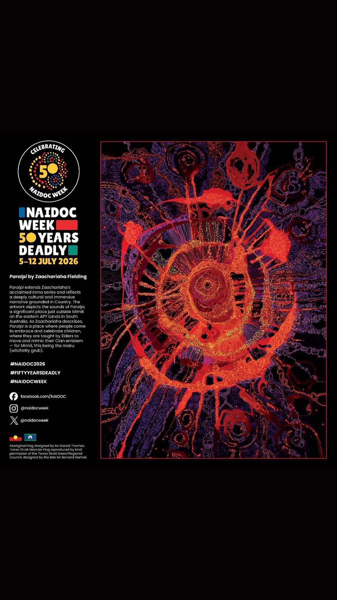 MP_Networking's tweet photo. NAIDOC Week is a time to recognise and celebrate the histories, cultures and achievements of Aboriginal and Torres Strait Islander peoples. This year’s theme, 50 Years of Deadly, marks five decades of First Nations excellence. Learn more: https://t.co/sWmu7JFM8I https://t.co/7oMtDhvKwy